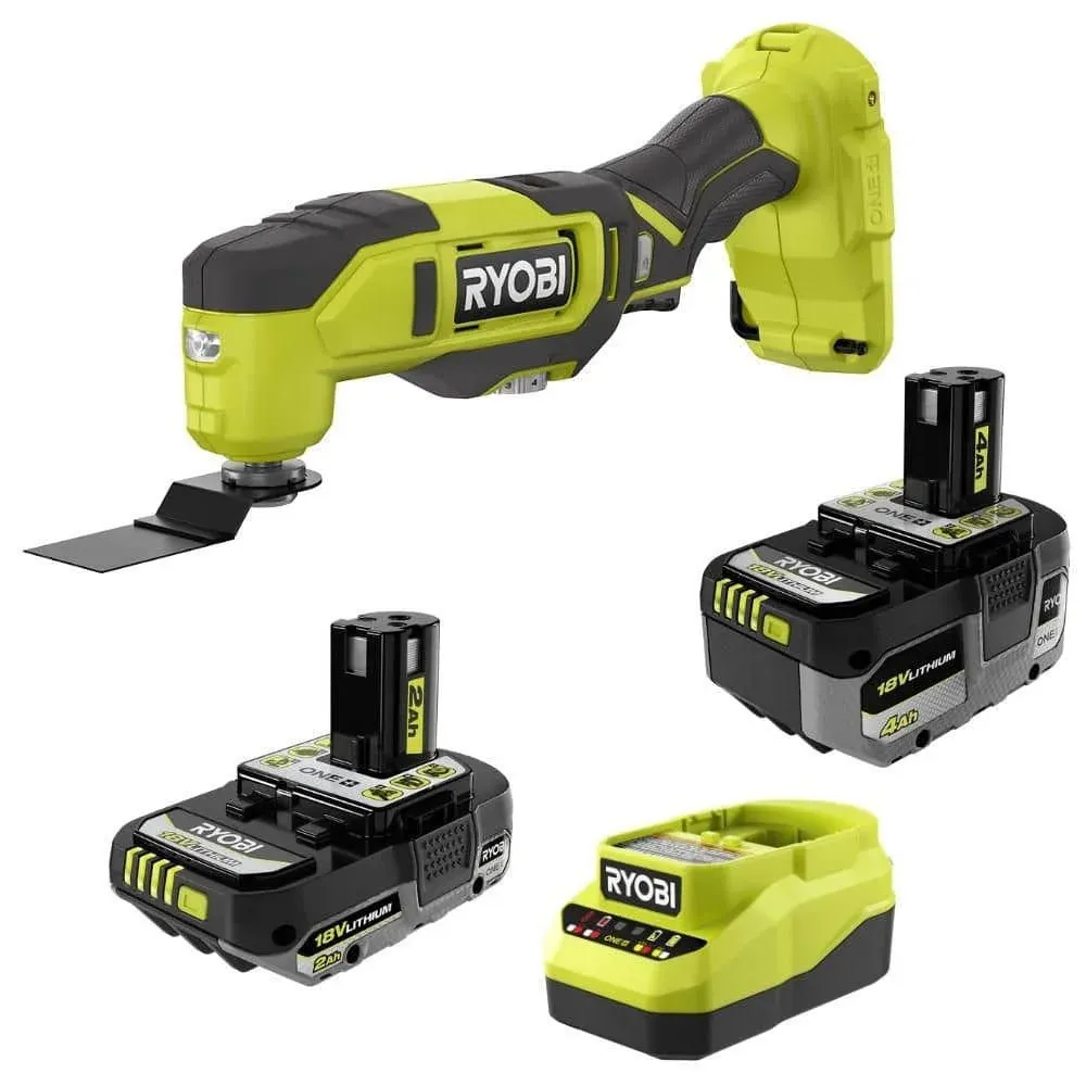 RYOBI ONE+ battery kit with free multi-tool